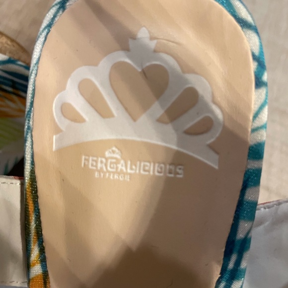 Fergalicious Tropical Print Wedges - Picture 5 of 5
